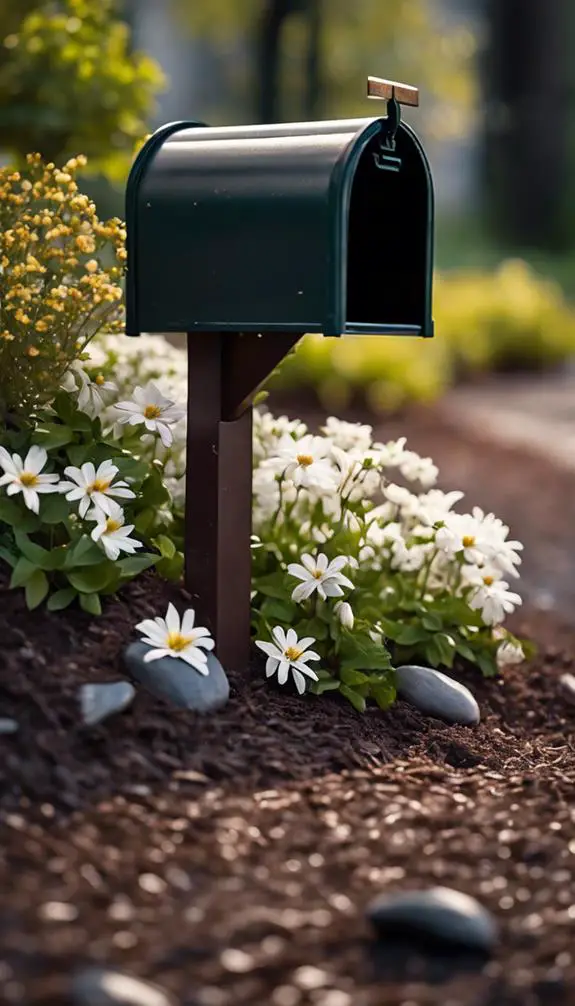 suppressing weeds with mulch