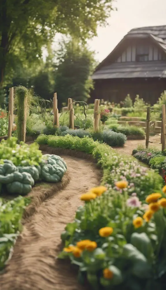 Straw Bale Gardening Layout