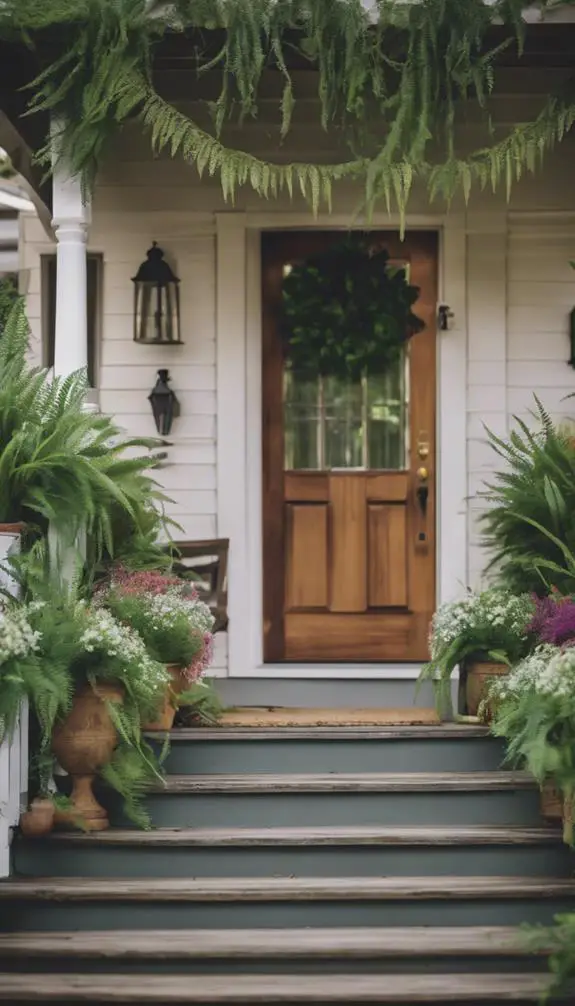 the four word phrase is add some greenery garland