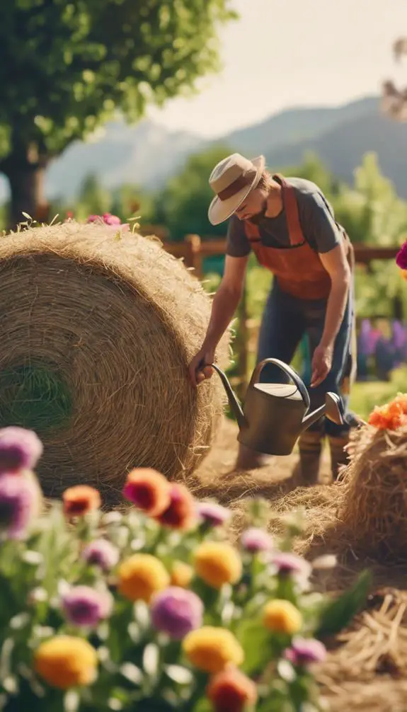 the four word phrase is preserve the straw bales