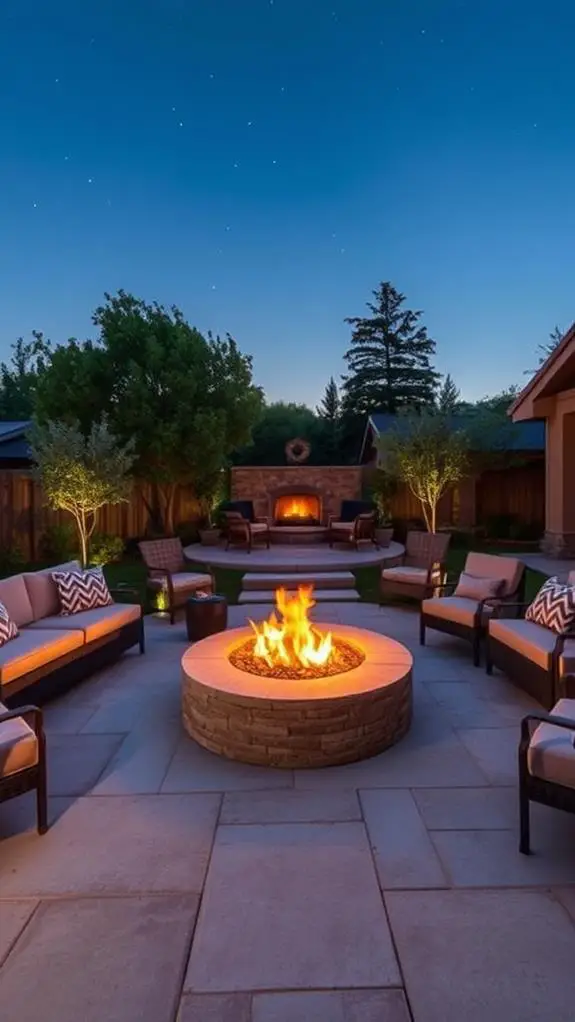 unique outdoor fire features