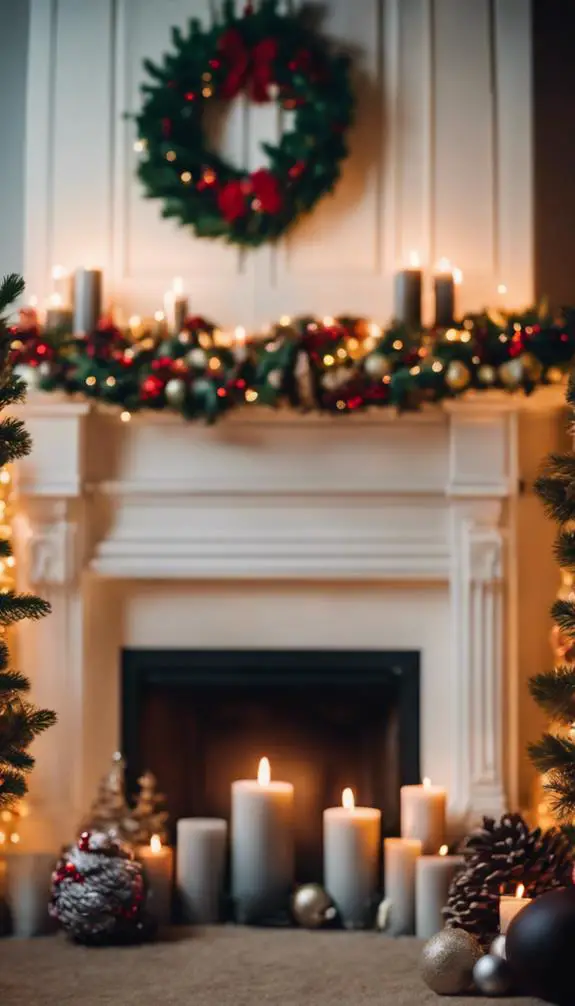 Christmas Fireplace Decor Ideas