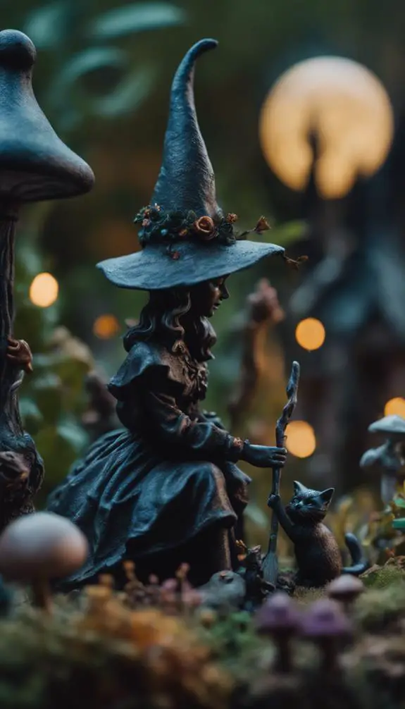 whimsical witch decor accents