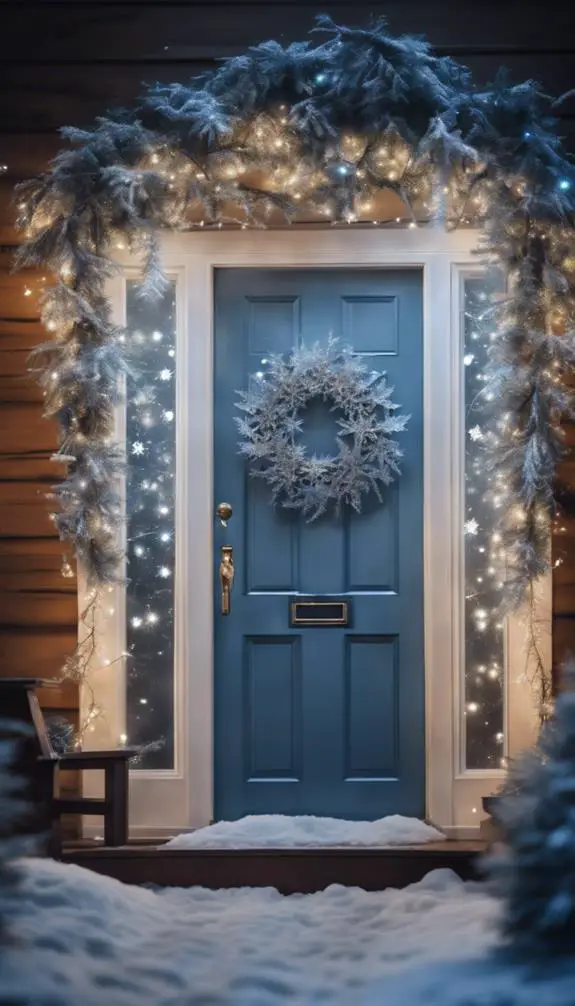 winter wonderland door accents